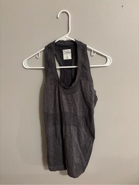 Athleta Charcoal Gray Racerback Performance Tank